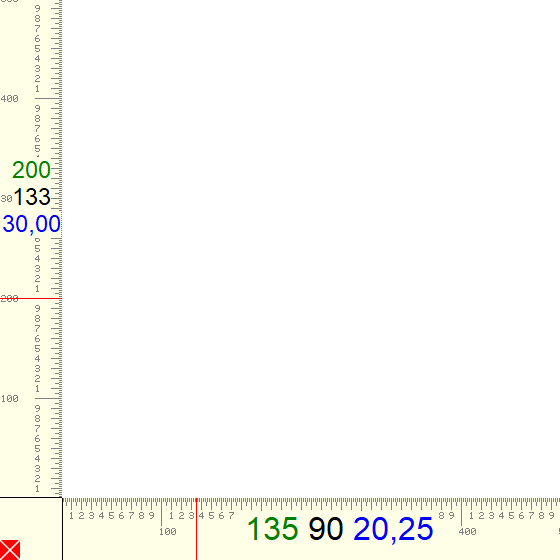 both rulers, vertical up