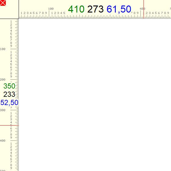 both rulers, vertical down